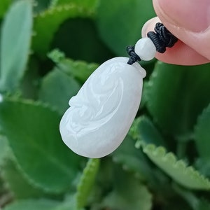 Authentic Jadeite Jade Pendant Necklace Natural Burmese Grade A JP0528
