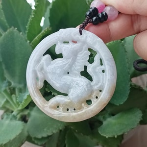 Authentic Jadeite Jade Pendant Necklace Natural Burmese Grade A JP0580