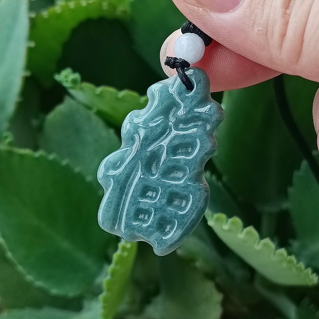 本物の翡翠ペンダントネックレス天然ビルマ産グレードA JP0525 - Etsy 日本