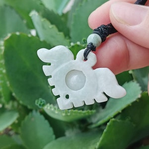 Authentic Jadeite Jade Pendant Necklace Natural Burmese Grade A JP0546