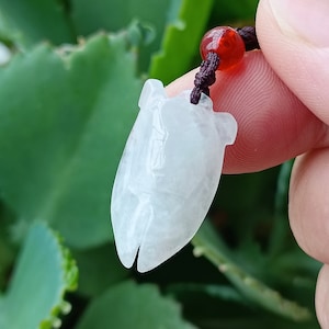 Authentic Jadeite Jade Pendant Necklace Natural Burmese Grade A JP0503