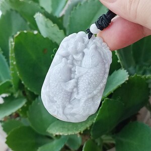 Authentic Jadeite Jade Pendant Necklace Natural Burmese Grade A JP0550