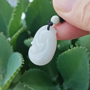 Authentic Jadeite Jade Pendant Necklace Natural Burmese Grade A JP0552