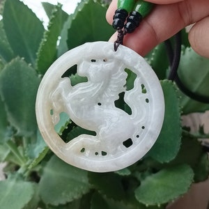 Authentic Jadeite Jade Pendant Necklace Natural Burmese Grade A JP0579