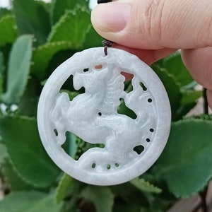 Authentic Jadeite Jade Pendant Necklace Natural Burmese Grade A JP0520