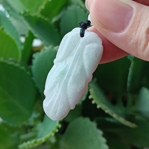 Authentic Jadeite Jade Pendant Necklace Natural Burmese Grade A JP0507