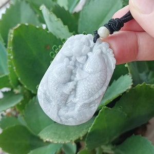 Authentic Jadeite Jade Pendant Necklace Natural Burmese Grade A JP0531