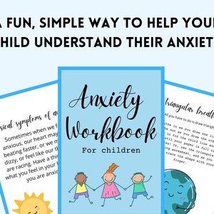 Afdrukbaar werkboek met gids voor kinderen | Werkboek emotionele intelligentie | Educatief emotieboek voor kinderen | Geestelijke gezondheid welzijn kinderen
