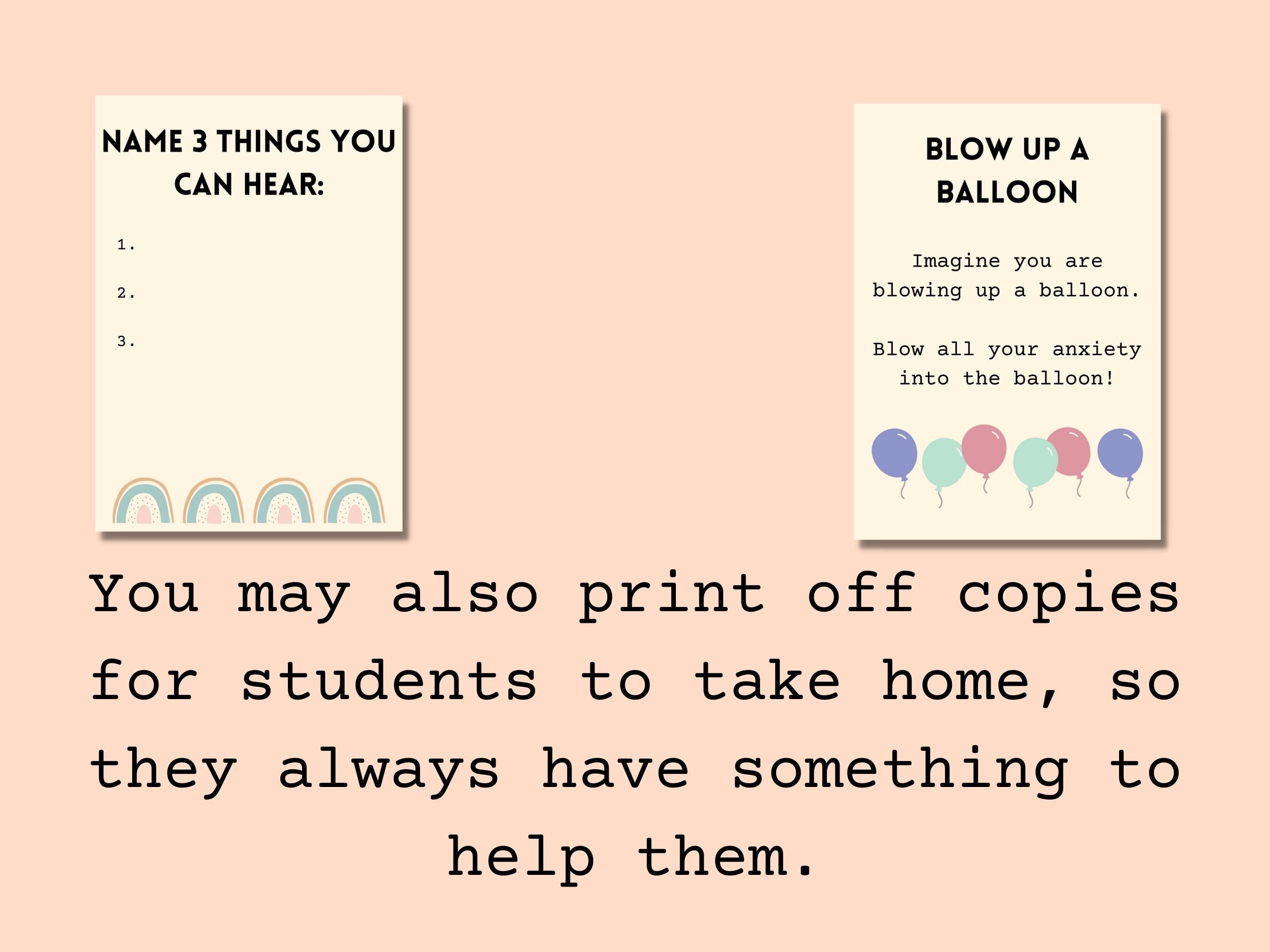 Mental Health Coping Cards for Children: Mindfullness for Kids, Kid's