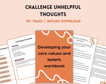 Core Values & Beliefs Workbook: Self Discovery Journal