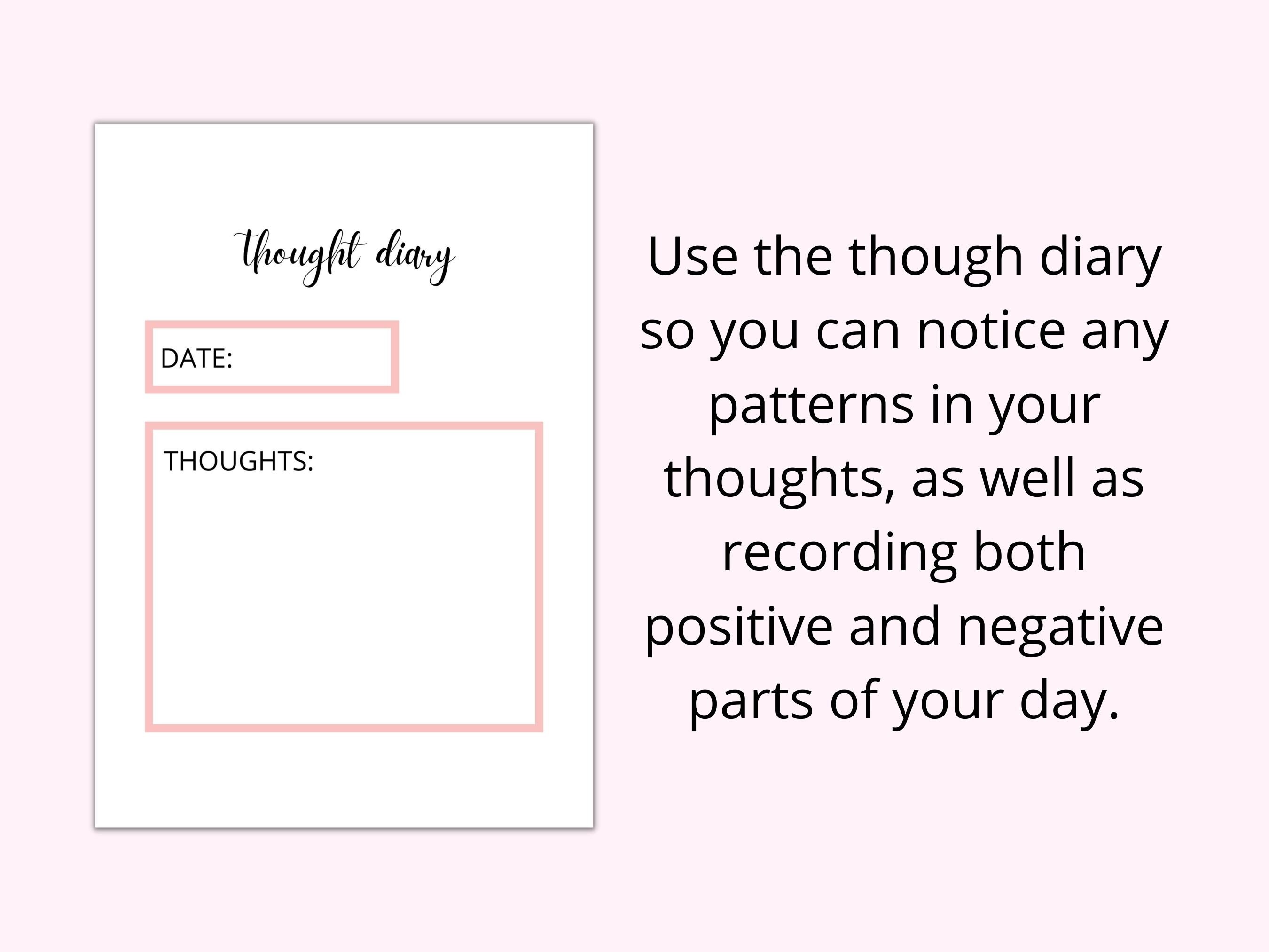 Body Dysmorphia Recovery Workbook Eating Disorder Recovery Worksheets