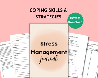 Stress Management Journal & Daily Planner Bundle