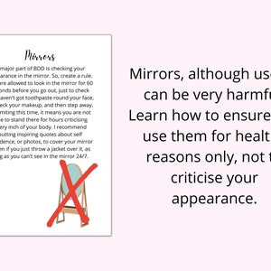 Body Dysmorphia Recovery Workbook: Improve Self Confidence (PDF) image 4
