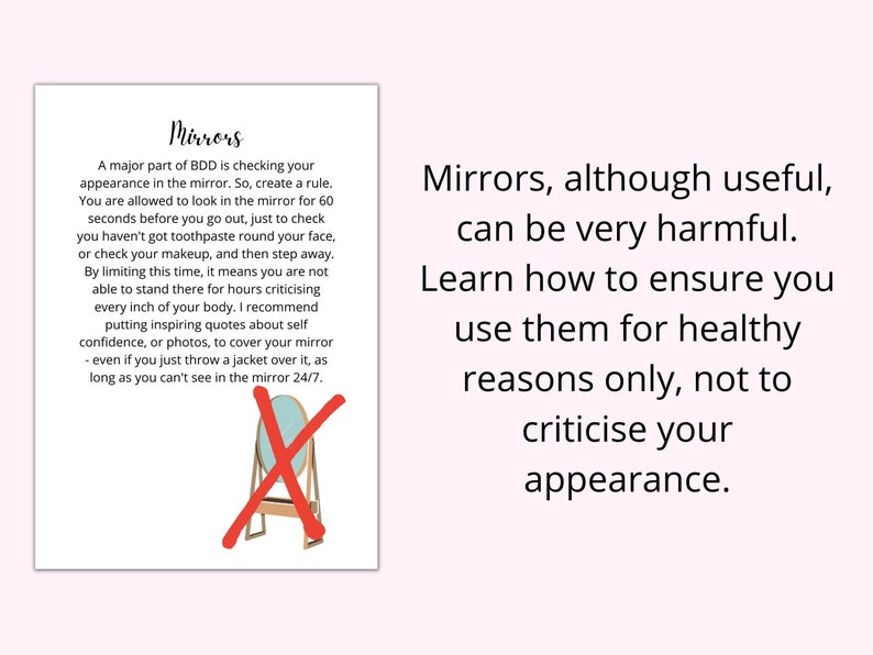 Body Dysmorphia Recovery Workbook: Improve Self Confidence (PDF) image 4