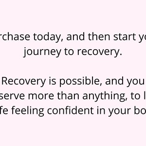 Body Dysmorphia Recovery Workbook: Improve Self Confidence (PDF) image 10