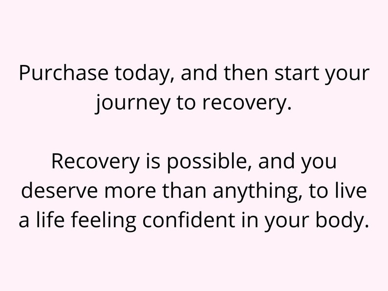 Body Dysmorphia Recovery Workbook: Improve Self Confidence (PDF) image 10