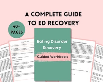 Eating disorder recovery workbook: a complete guide to ed recovery (digital download)