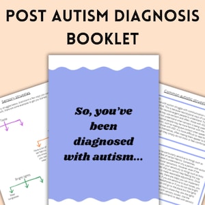 Autism Diagnosis Booklet: Neurodiversity & Coping Skills (Digital Download)