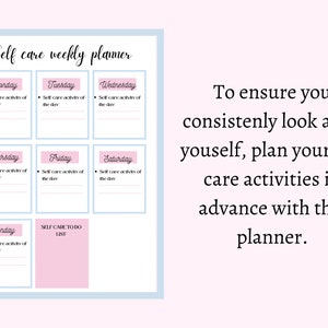 Eating Disorder Recovery Printable: Anorexia Bulimia Self Help Planner ...