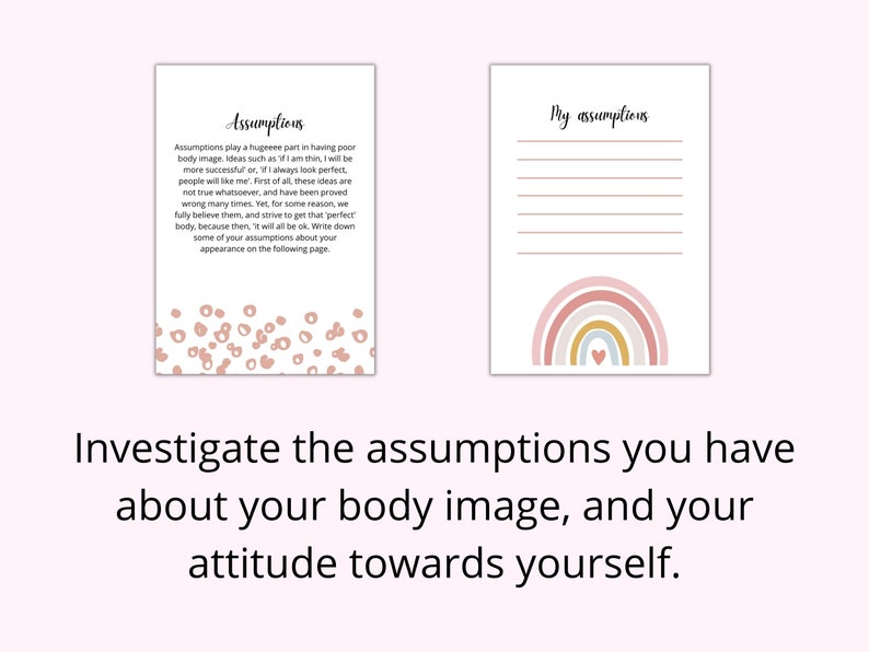 Body Dysmorphia Recovery Workbook: Improve Self Confidence (PDF) image 3