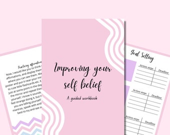 Self Belief Workbook: Guided Goal Setting (Digital Download)