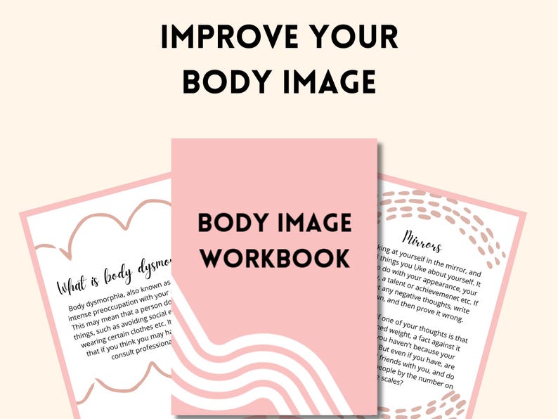 Body Dysmorphia Recovery Workbook: Improve Self Confidence (PDF) image 1