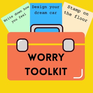 Sorgen-Toolkit: Ablenkungskarten für Kinder, Angstbewältigungskarten, Aktivitäten in der ruhigen Ecke, Übungen zur emotionalen Regulierung
