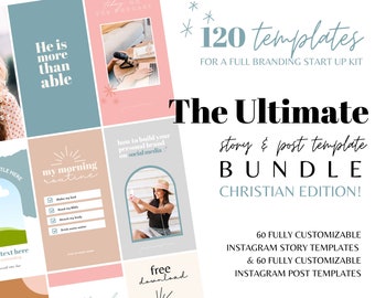 The Ultimate Branding Bundle for Instagram Posts & Stories - Christian Edition!