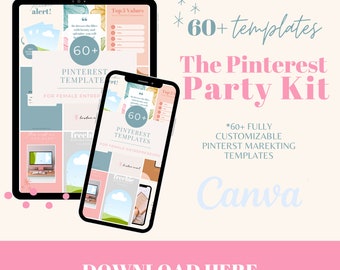 Pinterest Templates, Instant Download