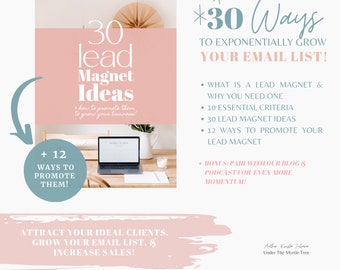 Grow Your Email List, Lead Magnet, Guide