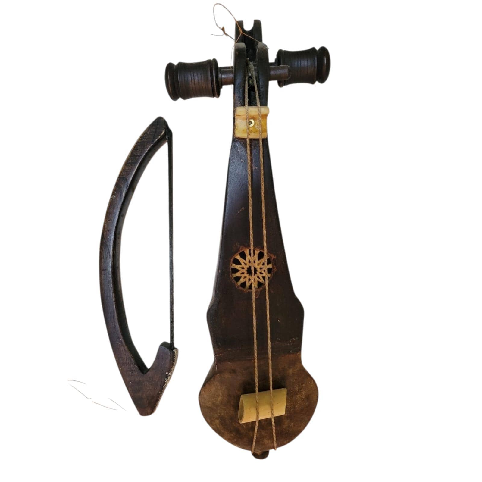 Authentic Moroccan Andalusian Rebab – Handmade Bowed String 