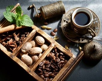 Moroccan Mélange d’épices Café Marocain MIX Moroccan spices coffe mix handmade sahara coffe