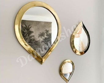 Ensemble de 4 miroirs marocains en laiton fait à la main 100 handmade Berber miroirs
