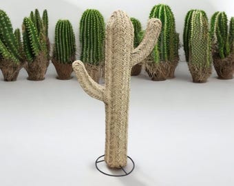 Handgemaakte Marokkaanse strocactus: boho-huisdecoratie