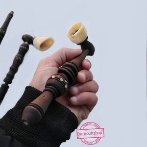 Pipe marocaine sebsi faite à la main design traditionnel sebsi-pipes