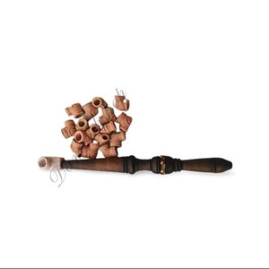 Pipe marocaine sebsi faite à la main design traditionnel sebsi-pipes