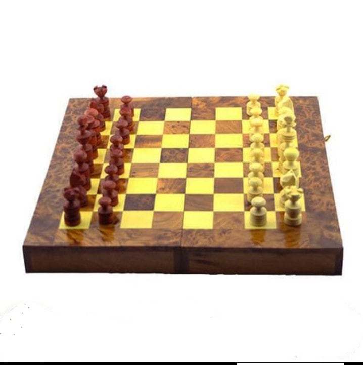 Moroccan Handmade Traditional chessboard backgammon game Thuya Wood Handcrafted chessboard handmade