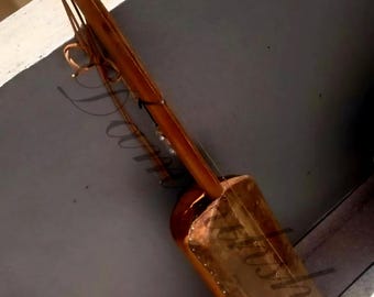 Original Moroccan Gnawa Guembri Bass Instrument: Ethnic Wood