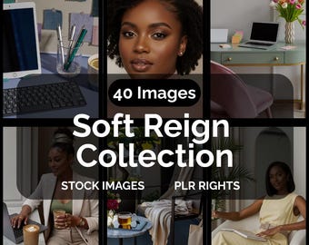 schwarze Frauen Stock Fotos | Melanin PLR Stock Fotografie | Bilder für Branding & Social Media