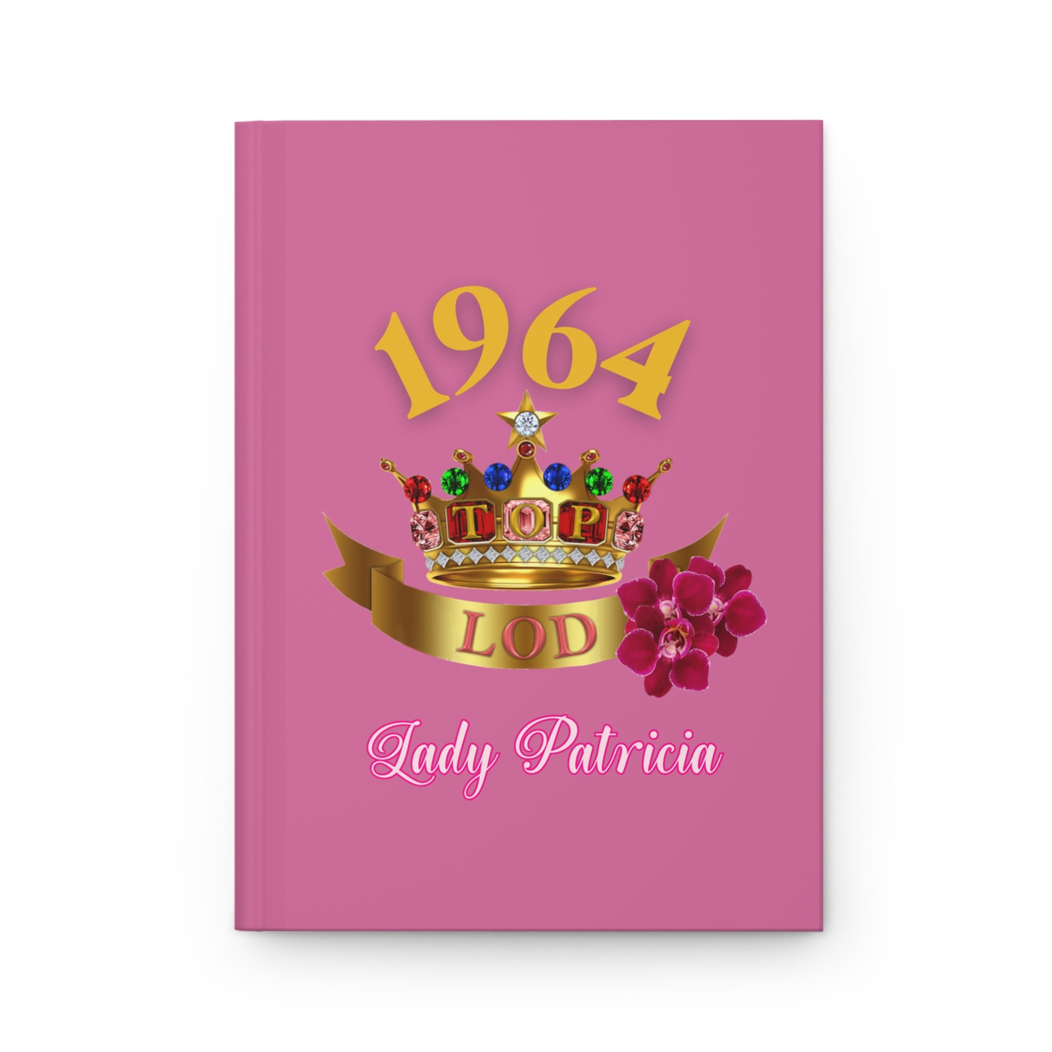 Personalisiertes Top Ladies of Distinction Hardcover Journal Matt, TLOD Paraphernalia, 1964, TLOD, Lady of Distinction, Reiseaccessoires