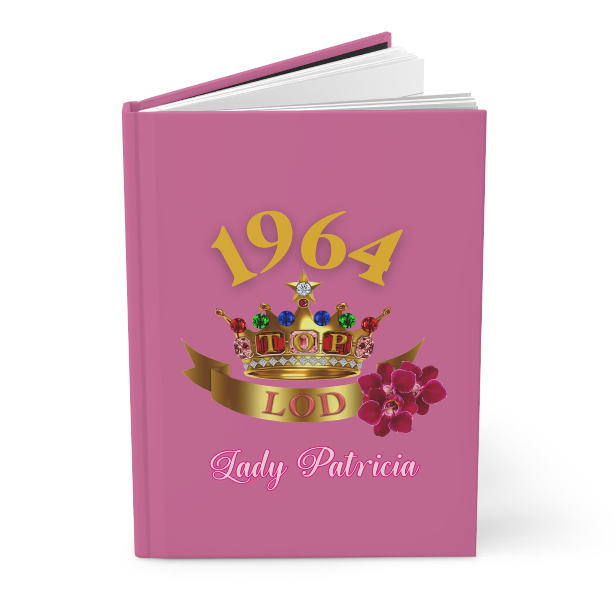Personalisiertes Top Ladies of Distinction Hardcover Journal Matt, TLOD Paraphernalia, 1964, TLOD, Lady of Distinction, Reiseaccessoires