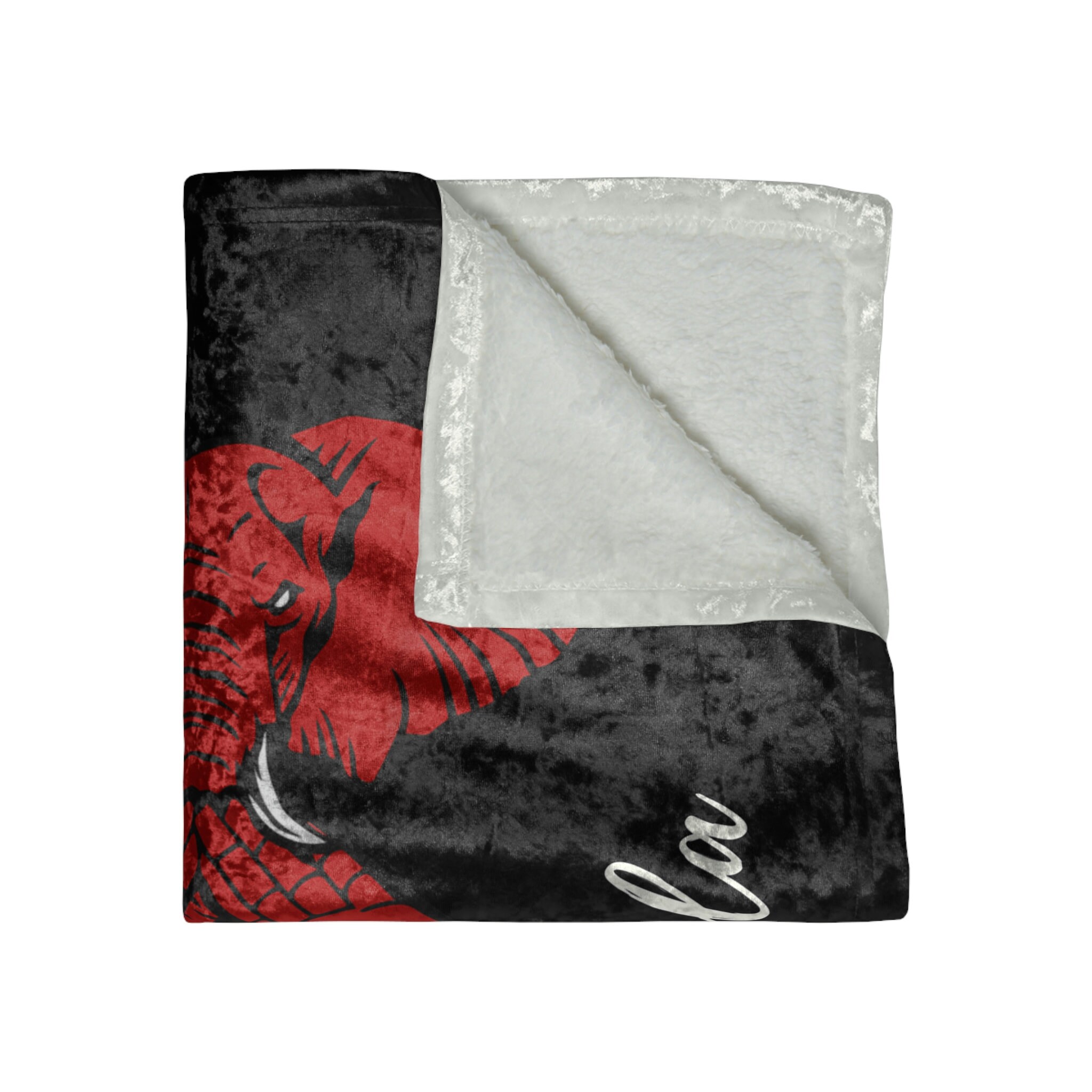 J13 DST Founder's Day Monogram Velvet Blanket, DST Paraphernalia 1913 Unique Annual Blanket