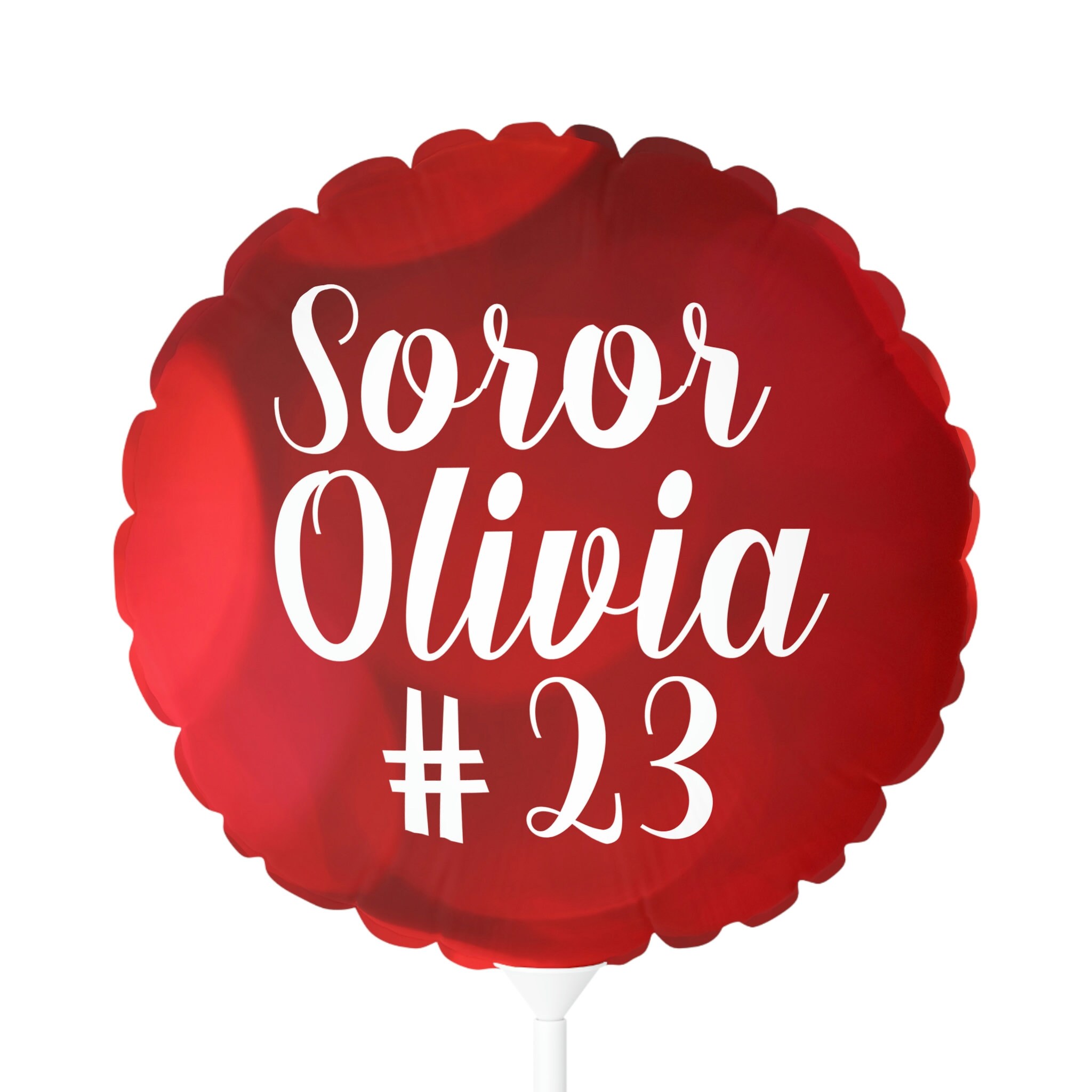 Delta Sigma Theta Personalized Mylar Balloon 11, DST Paraphernalia