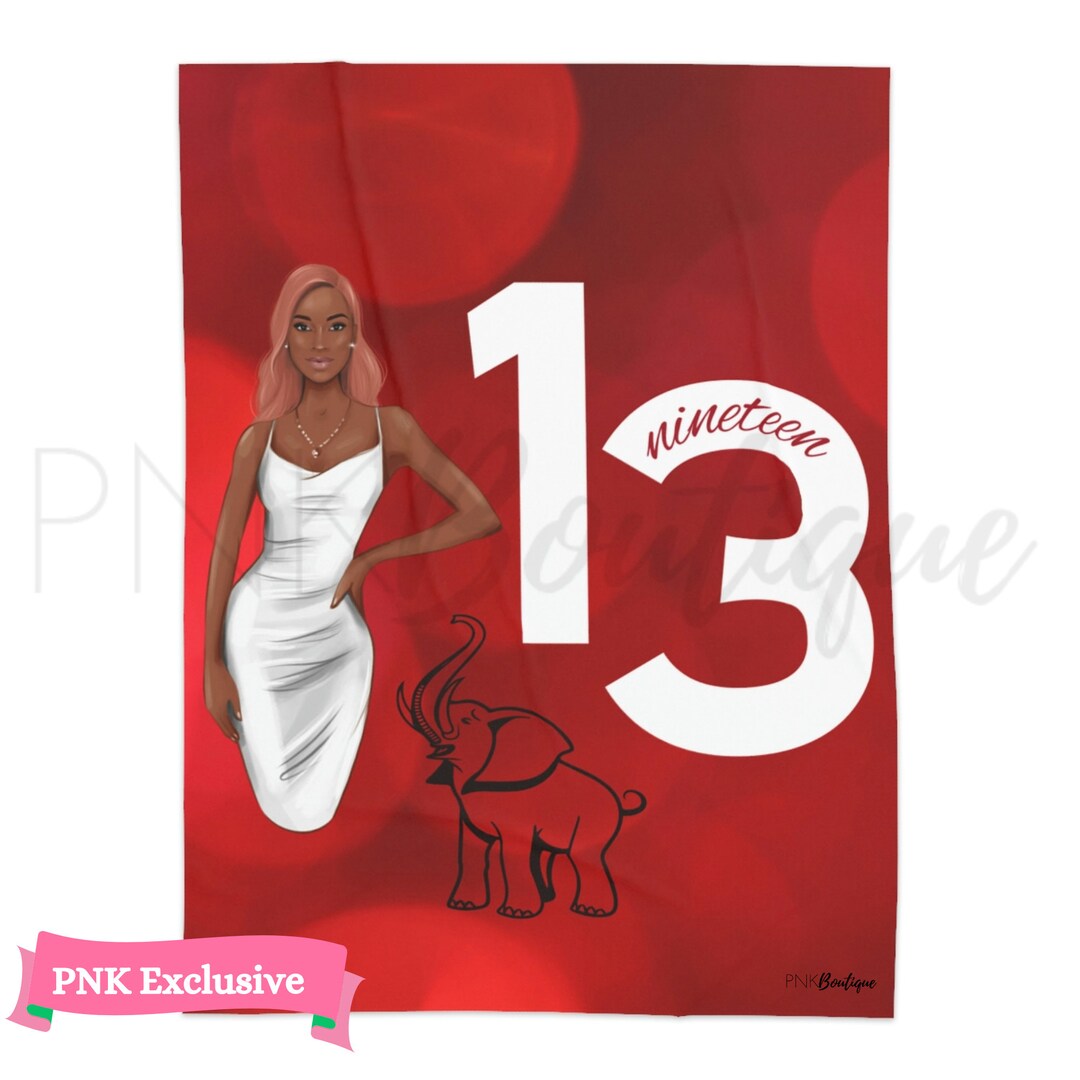 J13 DST Founder's Day Custom Velvet Blanket, DST Paraphernalia 1913 Unique Annual Blanket