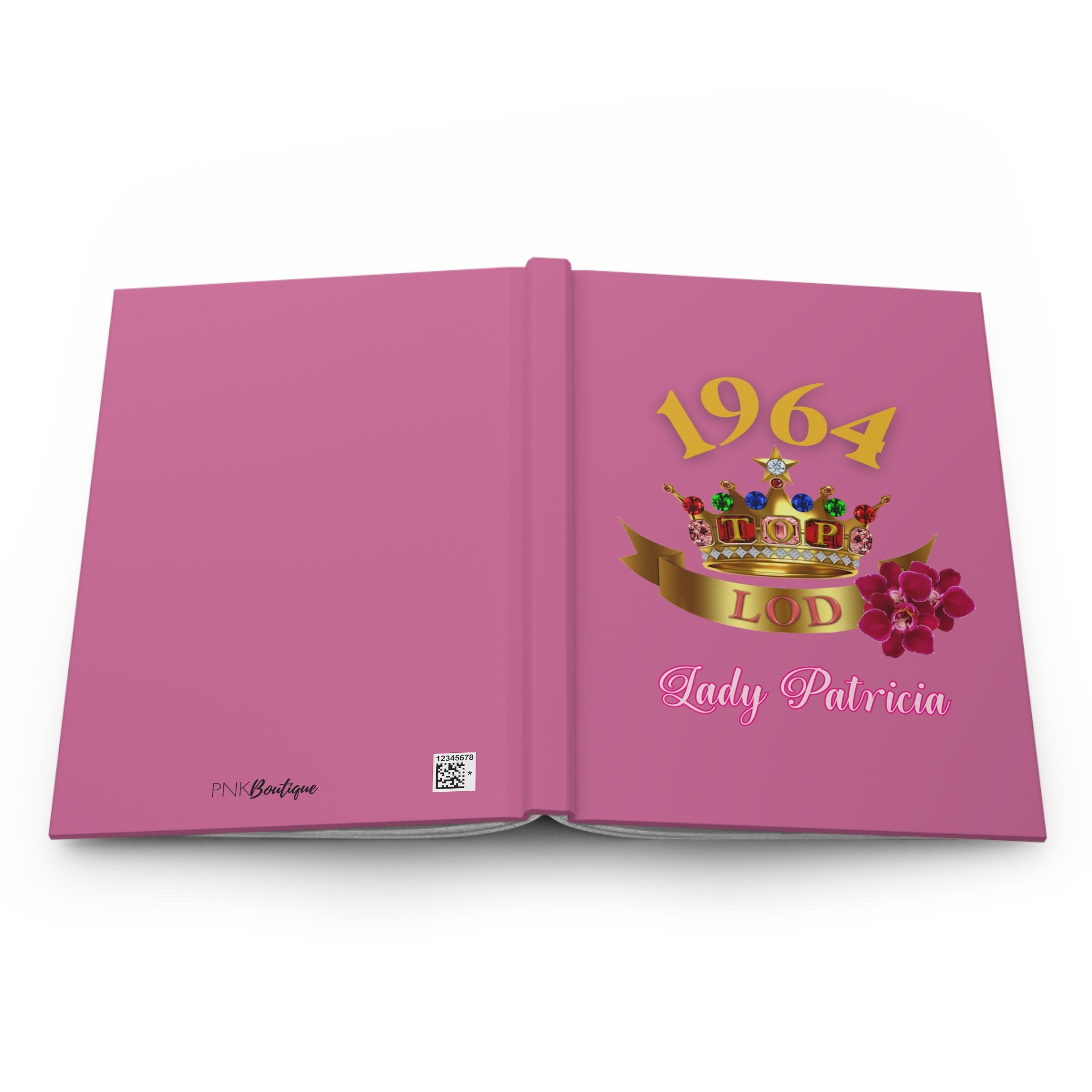 Personalisiertes Top Ladies of Distinction Hardcover Journal Matt, TLOD Paraphernalia, 1964, TLOD, Lady of Distinction, Reiseaccessoires