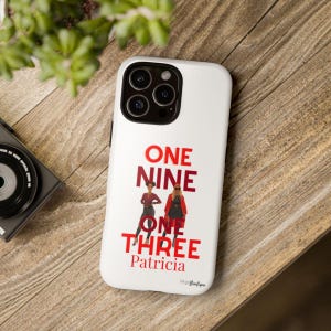 Custom Red and white Phone Case, Delta Sorority Gifts, Sorority Paraphernalia, Popular Case, D9 Greek Crimson and Cream Personalized gift