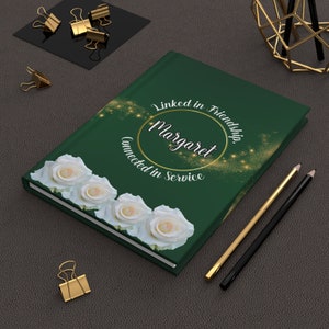 Personalized The Links Inc Hardcover Journal Matte, Friendship Gifts, Service Journal The Links Gifts, Links Paraphernalia, The Links Inc