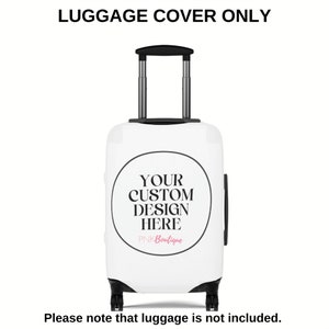 Custom Luggage Cover, Unique Gift for Her, Womens Travel Accessories, Black Woman Gift