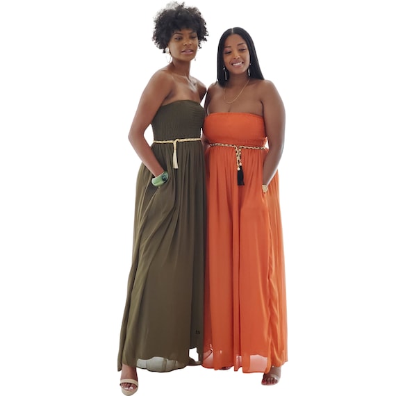 maxi dress pants jumpsuit African Print Infinity Long Maxi Dress: Women Convertible Infinity Cotton Skirt or Palazzo Pants Jumpsuit Jumper w/ Headwrap Scarf