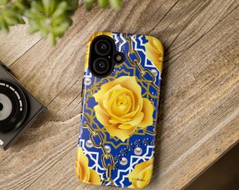 Blue and Gold Phone Case, Sorority Gift Merch, Unique Sister Gifts, D9 Paraphernalia, iPhone Case, Samsung Galaxy Case, HBCU Pretty Poodle